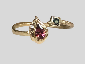 Rustic caprice ring