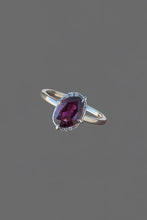 Load image into Gallery viewer, Purple Sapphire dew and ice ring