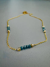 Load image into Gallery viewer, Delphine blue diamond bracelet