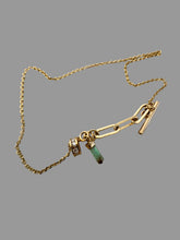 Load image into Gallery viewer, The Bec Emerald charm bracelet