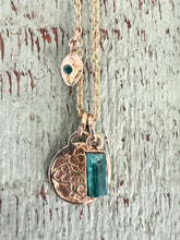 Load image into Gallery viewer, The Bec Emerald charm necklace