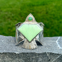 Load image into Gallery viewer, Spirit crow cuff bracelet