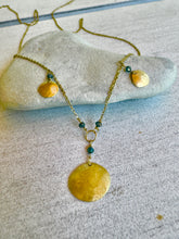 Load image into Gallery viewer, Delphine amulet coin necklace