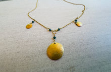 Load image into Gallery viewer, Delphine amulet coin necklace