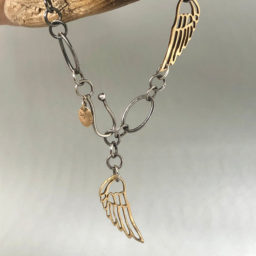 Courage wing bracelet