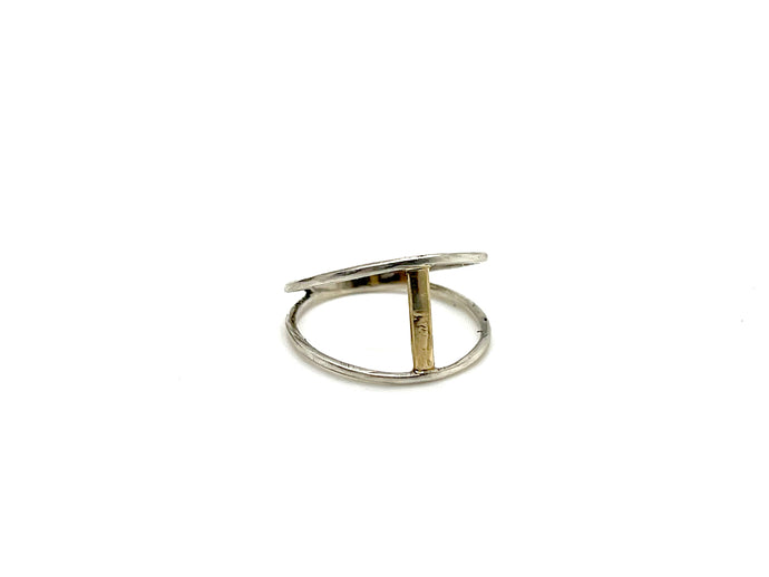 MiXED METAL MEDIA RING