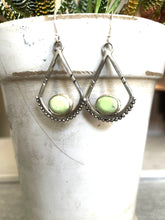 Load image into Gallery viewer, Green apple perch earrings