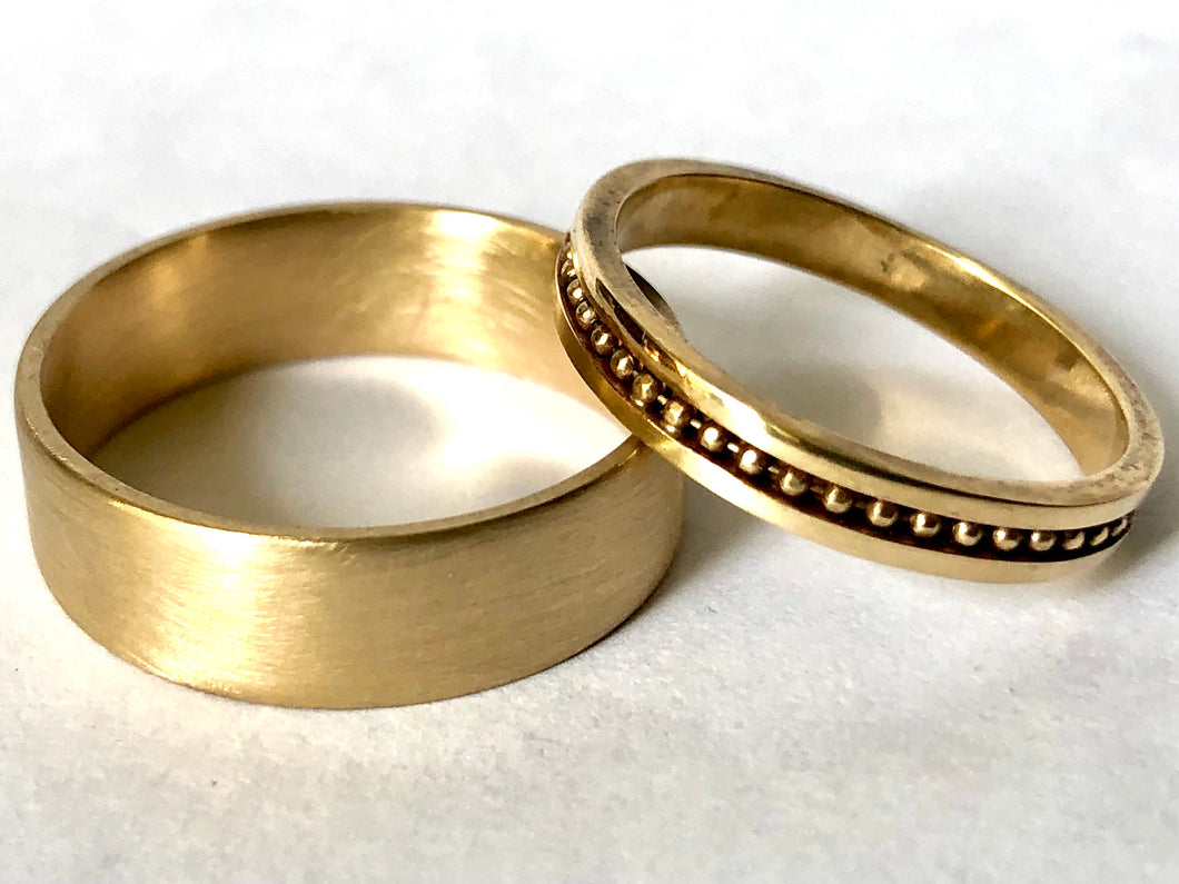 His & Hers wedding bands