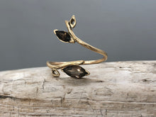 Load image into Gallery viewer, Smokey vine wrap ring (SOLD)