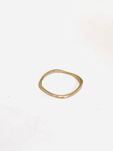 unique stackable dainty gold ring empress ring