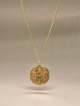 Load image into Gallery viewer, Cardinal gold coin necklace(SOLD)