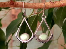 Load image into Gallery viewer, Green apple perch earrings