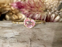 Load image into Gallery viewer, unique jewelry/diamond jewelry/pink sapphire rings/gold dainty rings/unique engagement rings