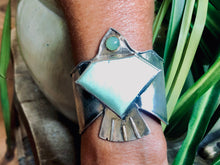 Load image into Gallery viewer, Spirit crow cuff bracelet