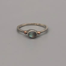 Load image into Gallery viewer, Moonstone &amp; cherry ring